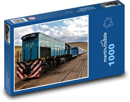 Train - railway, transport - Puzzle 1000 pieces, size 60x46 cm 