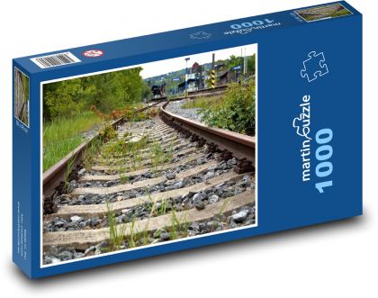 Rails - railway - Puzzle 1000 pieces, size 60x46 cm 