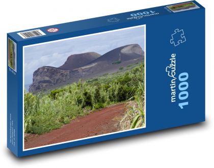 Azory - Portugalsko, sopka - Puzzle 1000 dílků, rozměr 60x46 cm