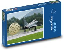 Aircraft - fighter jet, landing Puzzle 1000 pieces - 60 x 46 cm 