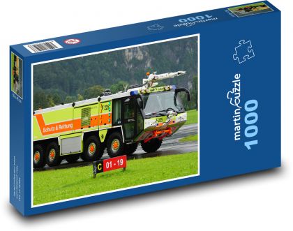 Fire Truck - Firefighters - Puzzle 1000 pieces, size 60x46 cm 