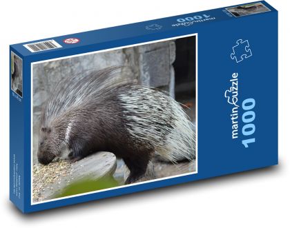 Porcupine - rodent, animal - Puzzle 1000 pieces, size 60x46 cm 