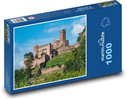 Zřícenina - hrad, hora - puzzle 1000 dílků