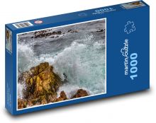 Ozean - Wellen, Felsen Puzzle 1000 Teile - 60 x 46 cm