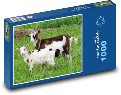 Ziege - Ziege, Lamm - Puzzle - 1000 Teile