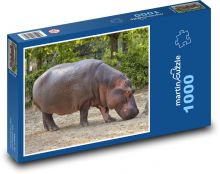 Hroch - zviera, Afrika Puzzle 1000 dielikov - 60 x 46 cm 