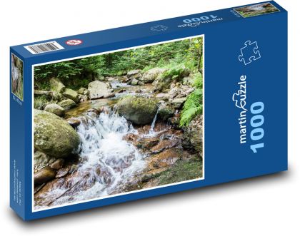 Řeka - voda, příroda - Puzzle 1000 dílků, rozměr 60x46 cm