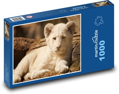Lev - mláďa, zviera - Puzzle 1000 dielikov, rozmer 60x46 cm