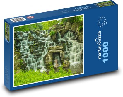Virginiiny vodopády - řeka, voda - Puzzle 1000 dílků, rozměr 60x46 cm