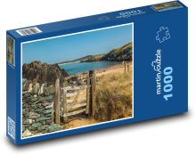 Pobřeží - brána, moře Puzzle 1000 - 60x46 cm