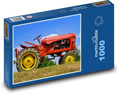 Zemědělství - traktor, stroj - Puzzle 1000 dílků, rozměr 60x46 cm