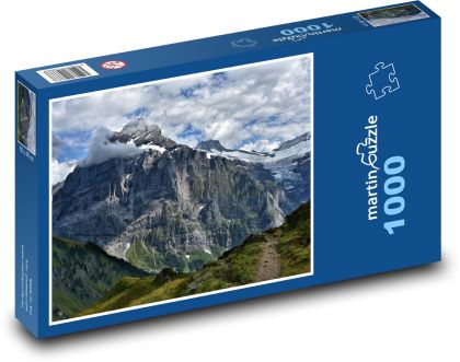 Hora - Alpy, příroda - puzzle 1000 dílků