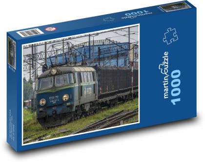 Doprava - vlak, železnice - Puzzle 1000 dílků, rozměr 60x46 cm