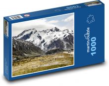 Nový Zéland - hory Puzzle 1000 - 60x46 cm