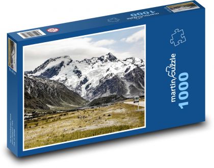 Nový Zéland - hory - Puzzle 1000 dielikov, rozmer 60x46 cm
