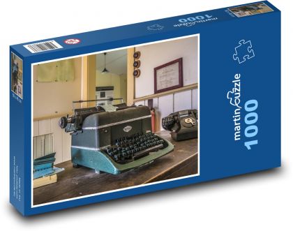 Stara maszyna do pisania - biuro - Puzzle 1000 elementów, rozmiar 60x46 cm