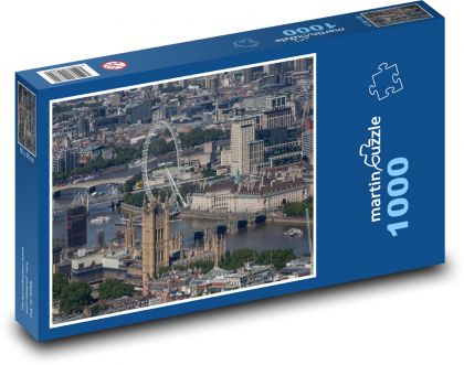 Londýn - město - Puzzle 1000 dílků, rozměr 60x46 cm