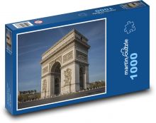 Francie - Paříž, Vítězný oblouk Puzzle 1000 dílků - 60 x 46 cm