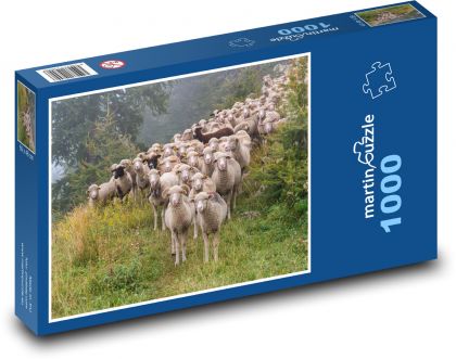 Tiere - Schafherde - Puzzle - 1000 Teile