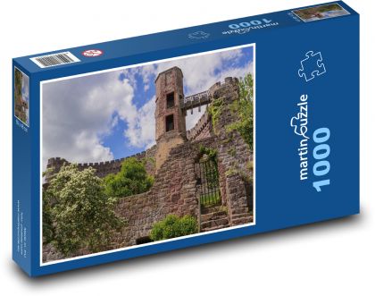 Ruins of the castle - fortress - Puzzle 1000 pieces, size 60x46 cm 