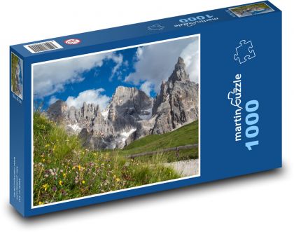 Itálie - Dolomity, hory - puzzle 1000 dílků