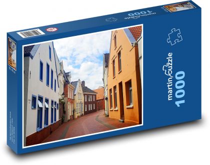 Ostfriesland - historické centrum - Puzzle 1000 dielikov, rozmer 60x46 cm