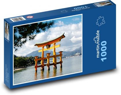 Japonia - Brama O- Torii - Puzzle 1000 elementów, rozmiar 60x46 cm