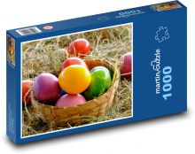 Ostereier - Eier, Dekoration Puzzle 1000 Teile - 60 x 46 cm