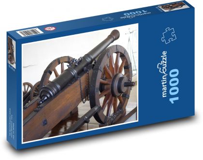 Delo - stredovek, zbraň - Puzzle 1000 dielikov, rozmer 60x46 cm