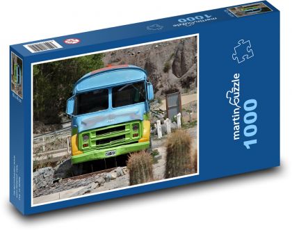 Kaktus - pustynia, van - Puzzle 1000 elementów, rozmiar 60x46 cm