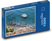 Moře - pobřeží, skály Puzzle 1000 dílků - 60 x 46 cm