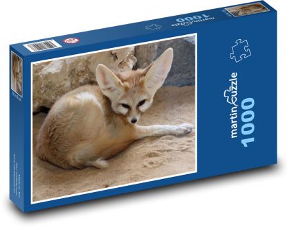 Púštna líška - divoká zver, zoo - Puzzle 1000 dielikov, rozmer 60x46 cm