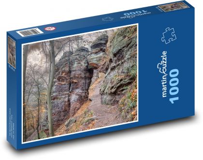 Skála - kámen, hora - Puzzle 1000 dílků, rozměr 60x46 cm