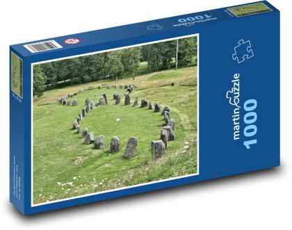 Památník - kameny, symboly - puzzle 1000 dílků