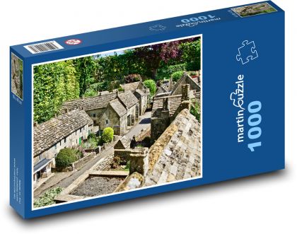 Mesto - domy, ulice - Puzzle 1000 dielikov, rozmer 60x46 cm