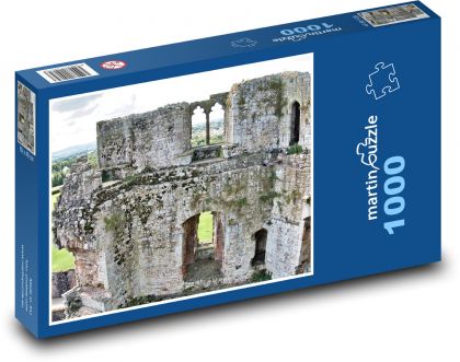 Ruiny - hrad, architektura - Puzzle 1000 dílků, rozměr 60x46 cm