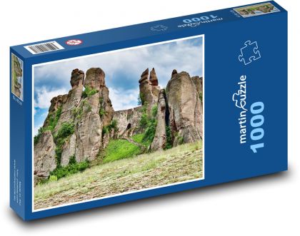 Pevnost - hrad, příroda - Puzzle 1000 dílků, rozměr 60x46 cm