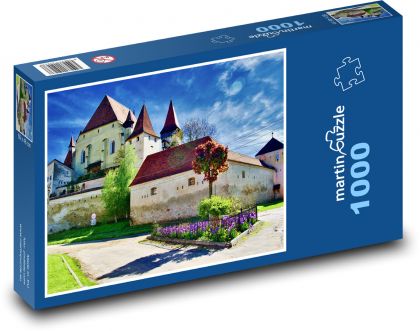 Hrad - klášter, architektura - Puzzle 1000 dílků, rozměr 60x46 cm