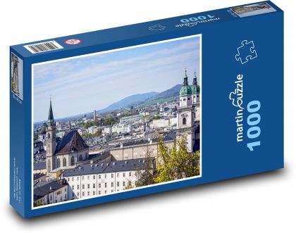 Salzburg - Austria, katedra - Puzzle 1000 elementów, rozmiar 60x46 cm