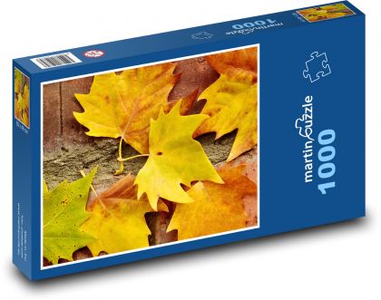 Javorové listy - podzim, příroda - puzzle 1000 dílků