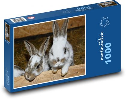 Kaninchen - Haustier, Säugetier - Puzzle - 1000 Teile