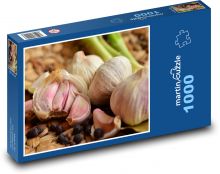 Česnek - hlízy, zelenina Puzzle 1000 - 60x46 cm