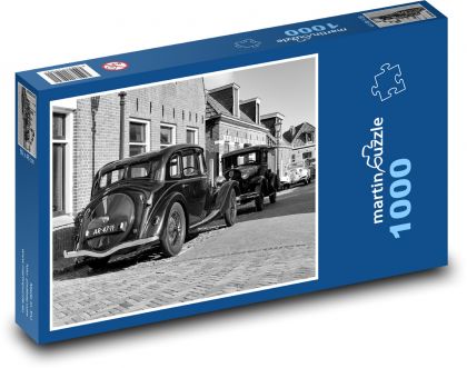 Auto - historický, starý vůz - puzzle 1000 dílků