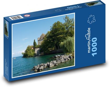 See - Burg, Landschaft - Puzzle - 1000 Teile