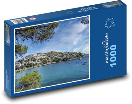 City - coast, beach - Puzzle 1000 pieces, size 60x46 cm 