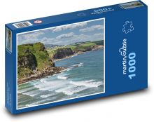 Moře - vlny, pláž Puzzle 1000 dílků - 60 x 46 cm