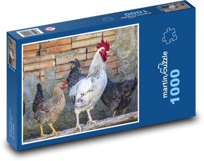Hahn - Hühner, Vögel - Puzzle - 1000 Teile
