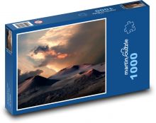 Volcanoes - crater, sunset Puzzle 1000 pieces - 60 x 46 cm 