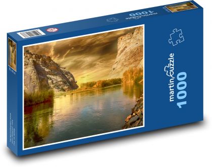 See - Landschaft, Berge - Puzzle - 1000 Teile