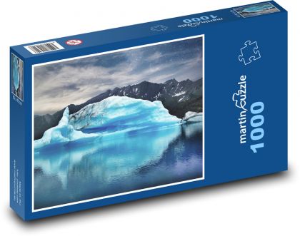 Zimná krajina - hora, more - Puzzle 1000 dielikov, rozmer 60x46 cm